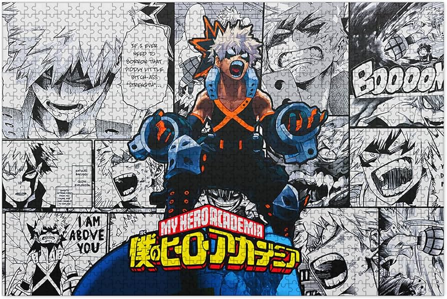 Amazon.co.jp: ヒロアカ パズル 1000ピース爆豪勝己 50x75cm